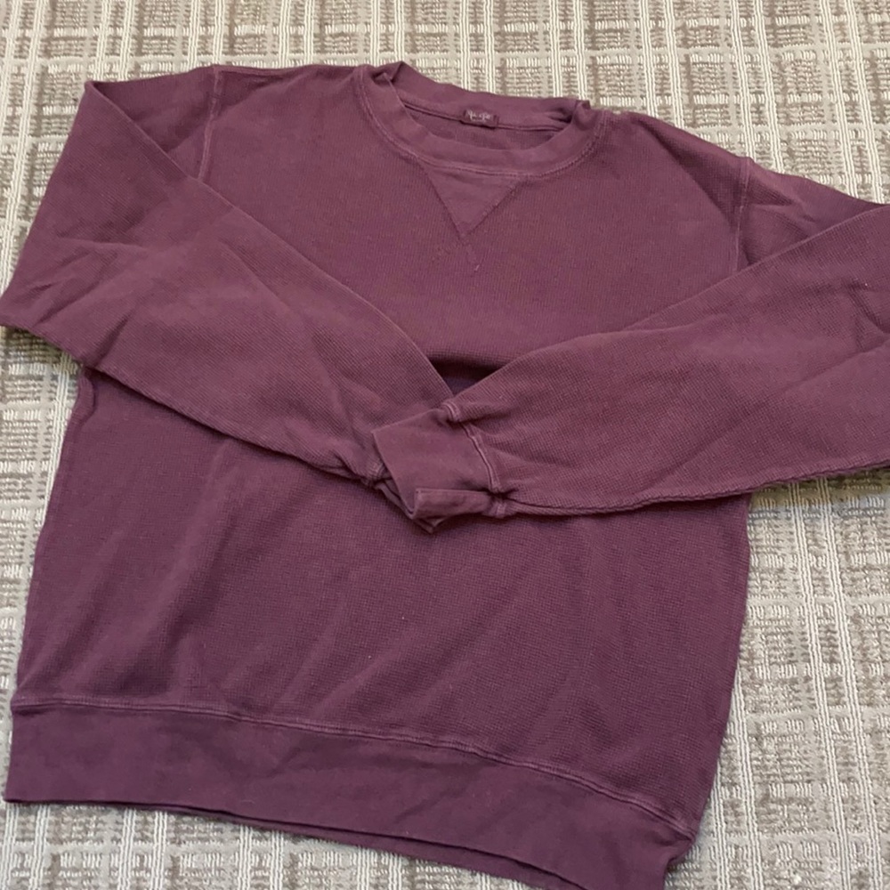 JOHN GALT FOR BRANDY MELVILLE WAFFLE SWEATSHIRT(A)